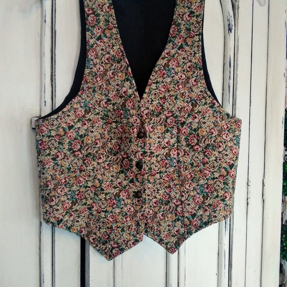 Vintage Tapestry vest - Picture 3 of 5